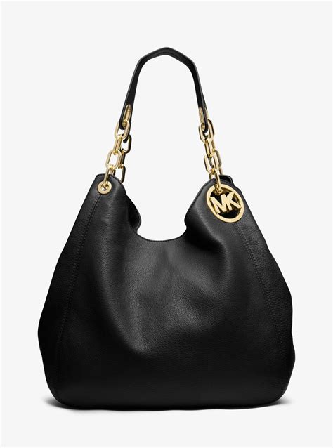 michael michael kors fulton large leather shoulder bag uk|fulton leather shoulder bag.